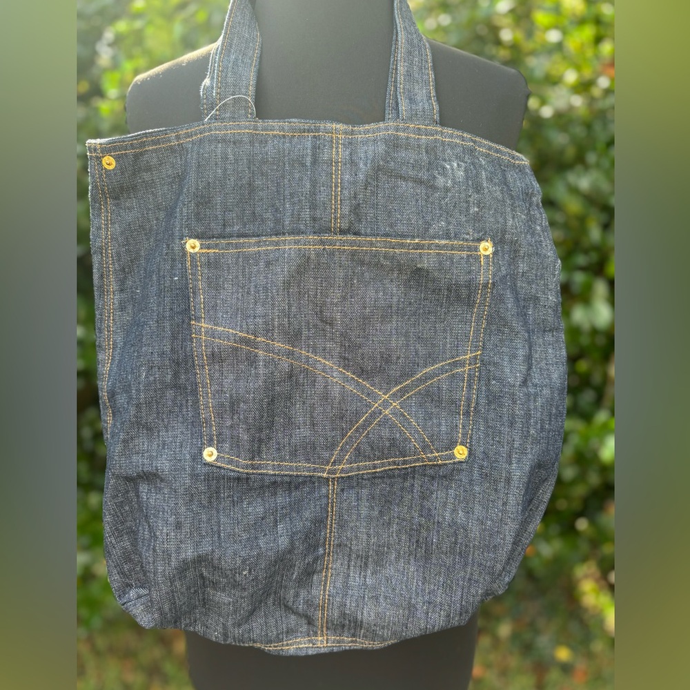 Denim tote bag